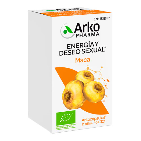 ARKOCAPSULAS MACA 225 MG 40 CAPSULAS