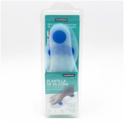 PLANTILLAS DE SILICONA CON ELEVACION METATARSIANA MEDILAST 2 UNIDADES TALLA M COLOR BLANCO