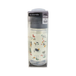 SUAVINEX BIBERON TETINA SILICONA FISIOLOGICA FLUJO L 360 ML