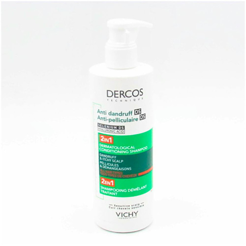 DERCOS CHAMPU ANTICASPA 2 EN 1 1 ENVASE 390 ML