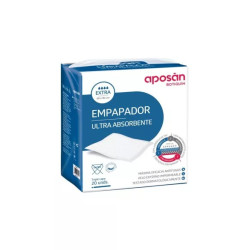 EMPAPADOR ULTRA ABSORBENTE APOSAN 20 UNIDADES 90 CM X 60 CM