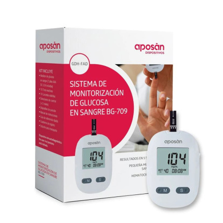 GLUCOMETRO APOSAN DISPOSITIVOS KIT