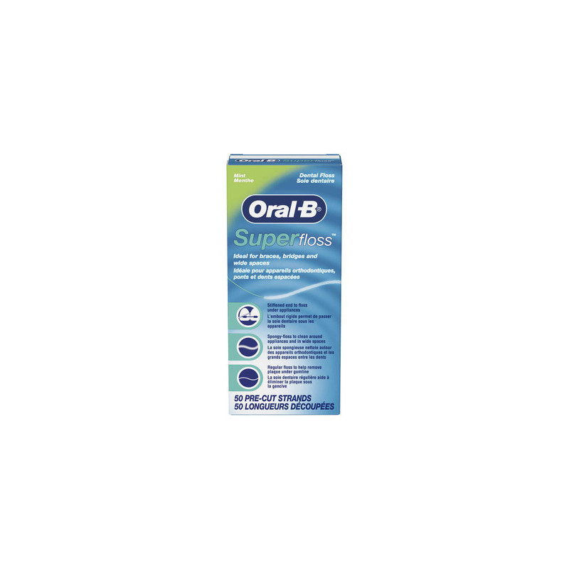 HILO DENTAL ORALB SUP FLOS50U