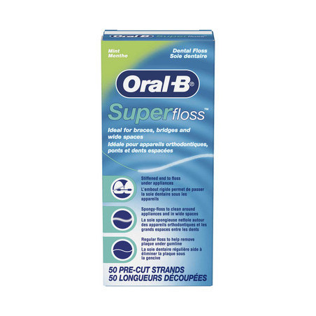 HILO DENTAL ORALB SUP FLOS50U