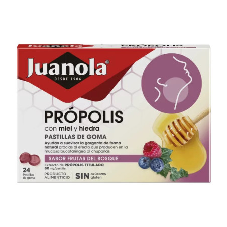 JUANOLA PROPOLIS HIEDRA PASTILLAS FRUTAS BOSQUE