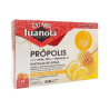 JUANOLA PROPOLIS MIEL ZINC Y VITAMINA C 36 PASTILLAS DE GOMA SABOR LIMON MIEL