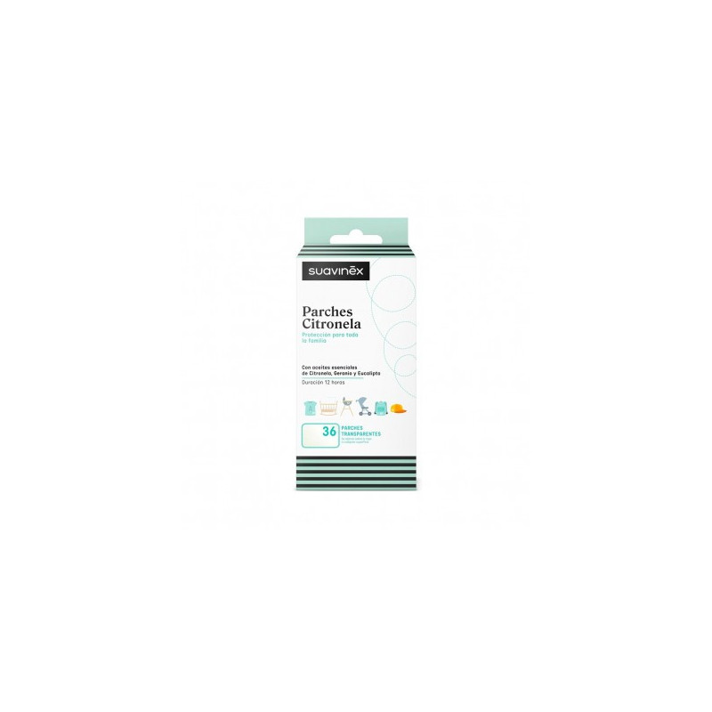 SUAVINEX PARCHES CON CITRONELLA 36 PARCHES
