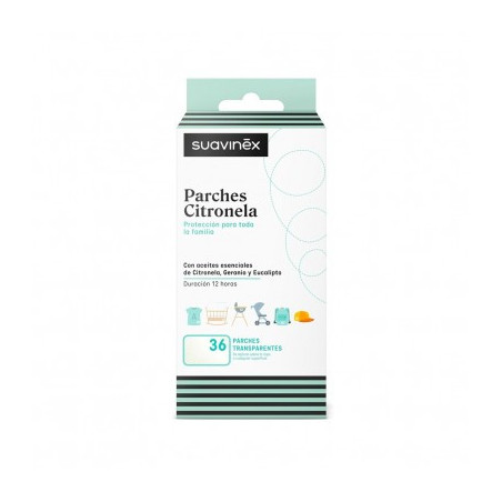 SUAVINEX PARCHES CON CITRONELLA 36 PARCHES