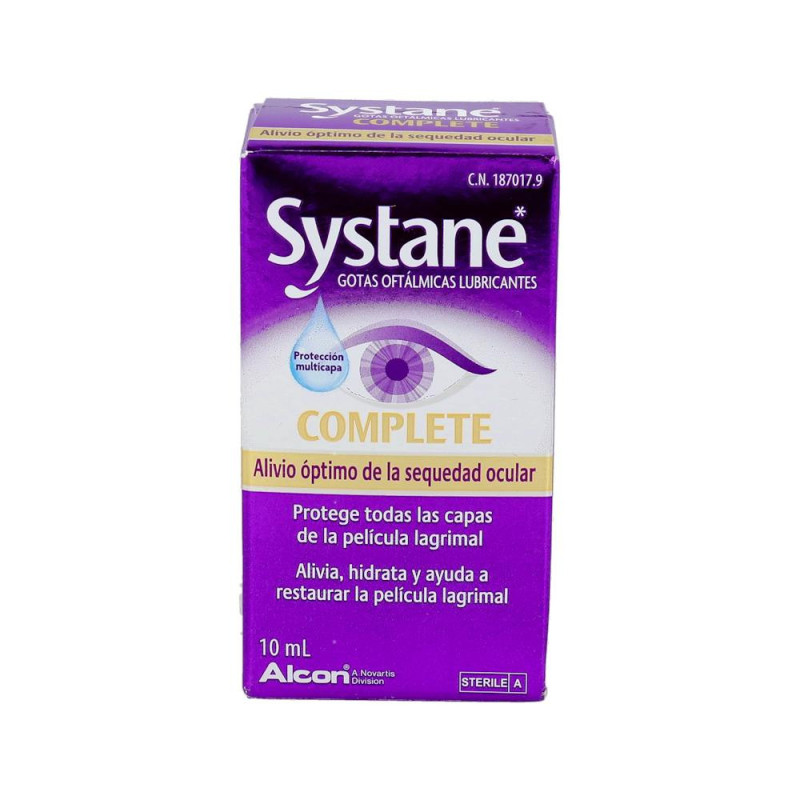 SYSTANE COMPLETE GOTAS OFTALMICAS LUBRICANTES 10 ML