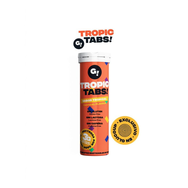 TROPIC TABS 12 TABLETAS MASTICABLES SABOR TROPICAL