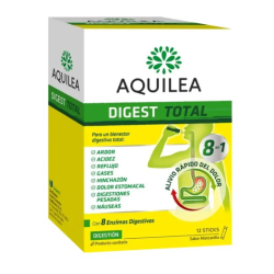 AQUILEA DIGEST TOTAL 12 STICKS 25 G SABOR MANZANILLA