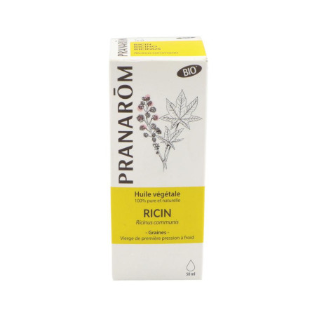 ACEITE VEGETAL RICINO PRANAROM 1 ENVASE 50 ML