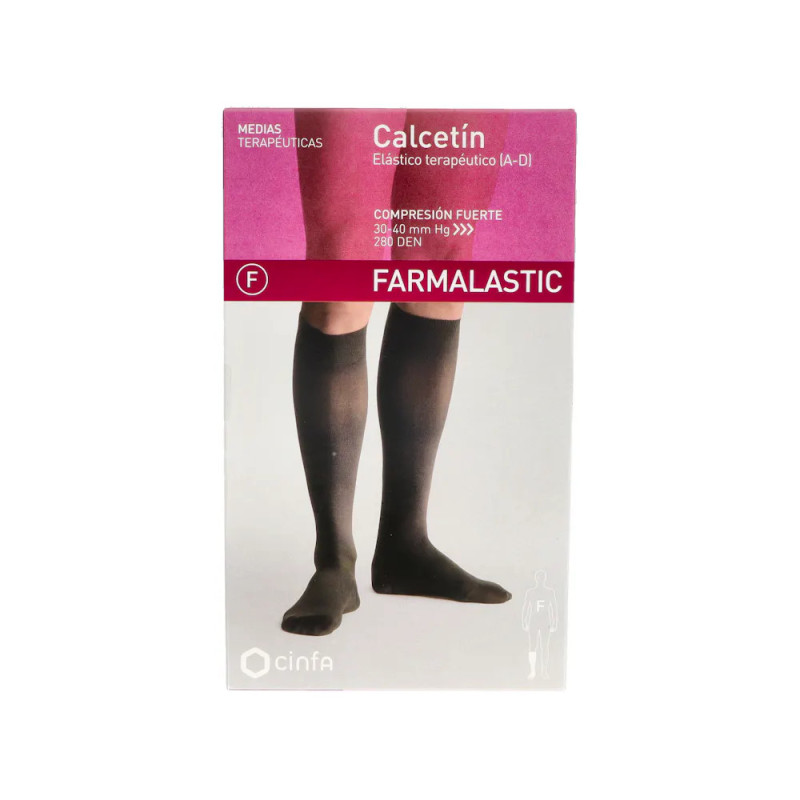 CALCETIN ELASTICO TERAPEUTICO FARMALASTIC TALLA MEDIANA