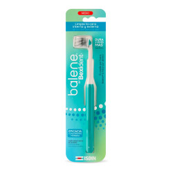 CEPILLO DENTAL ADULTO BALENE BY BEXIDENT 1 UNIDAD DUREZA MEDIA COLOR AGUAMARINA