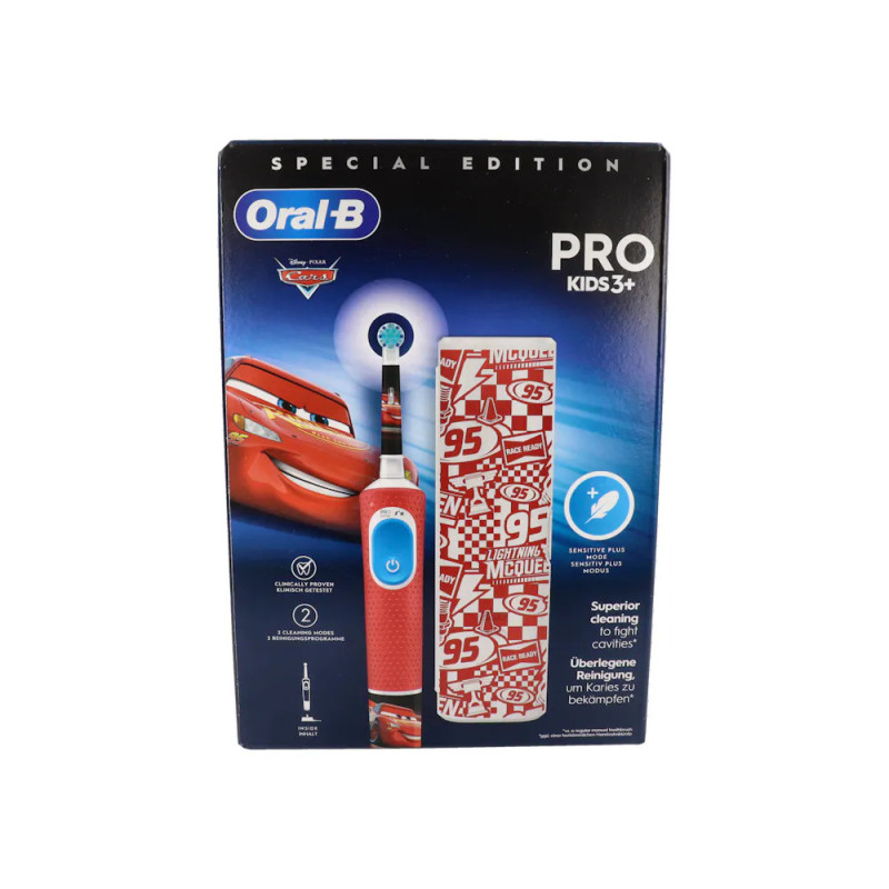 CEPILLO DENTAL ELECTRICO RECARGABLE INFANTIL ORALB VITALITY PRO KIDS 3+ LION KING + TC 1 UNIDAD