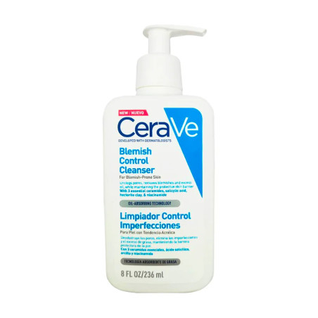 CERAVE LIMPIADOR CONTROL IMPERFECCIONES 236 ML