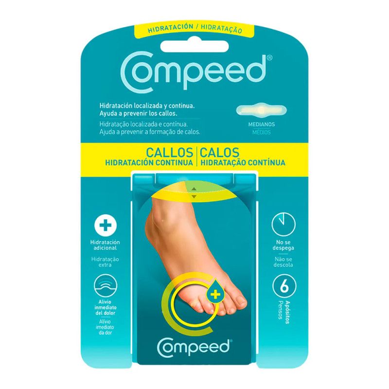 COMPEED CALLOS HIDRATACION CONTINUA 6 UNIDADES