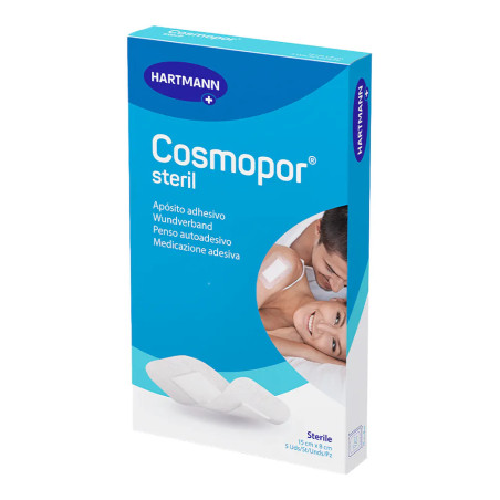 COSMOPOR STERIL APOSITO ESTERIL 5 UNIDADES 15 CM X 8 CM