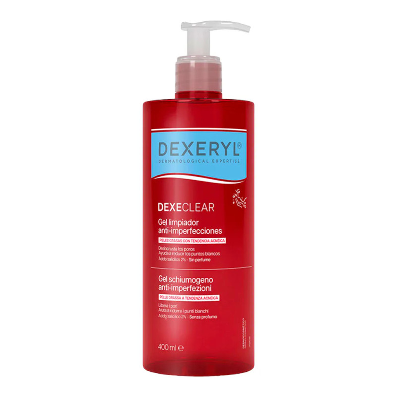 DEXECLEAR GEL LIMPIADOR ANTIIMPERFECCIONES 1 ENVASE 400 ML