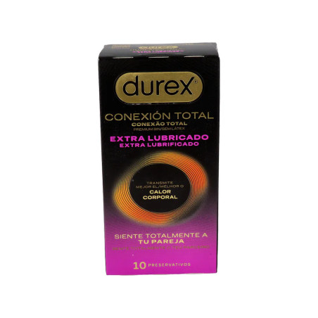DUREX CONEXION TOTAL EXTRA LUBRICADO 10 PRESERVATIVOS