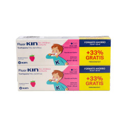 FLUOR KIN INFANTIL PASTA DENTIFRICA FRESA 75 ML