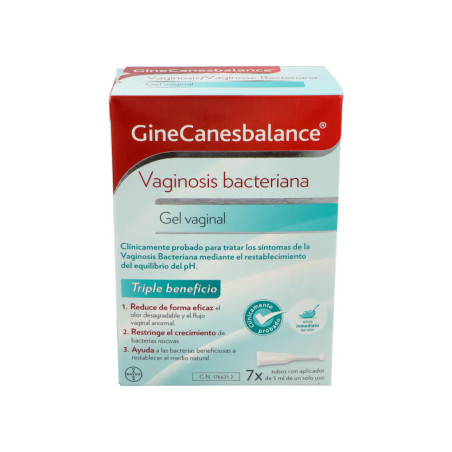 GINECANESBALANCE GEL VAGINAL 7 TUBOS 5 ML