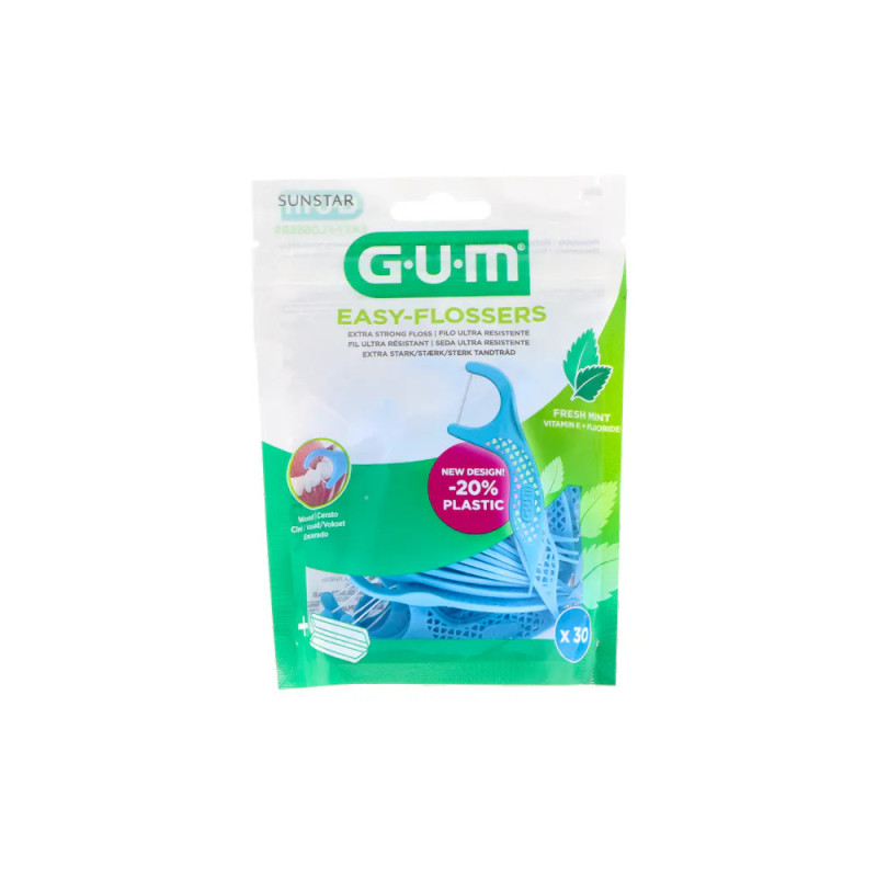 GUM EASY FLOSSERS 30 UDS