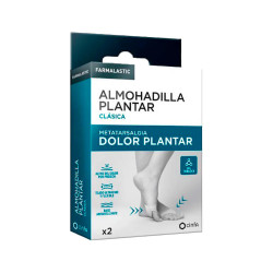 ALMOHADILLA PLANTAR FARMALASTIC CLASICA 2 UNIDADES TALLA UNICA