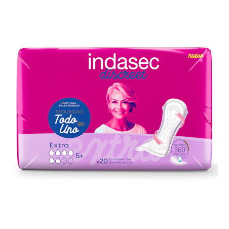 INDASEC EXTRA INCONT LIG 20 UN