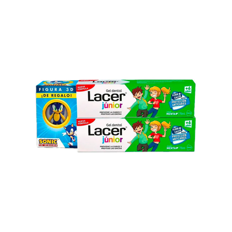 LACER JUNIOR GEL DENTAL 75ML PACK