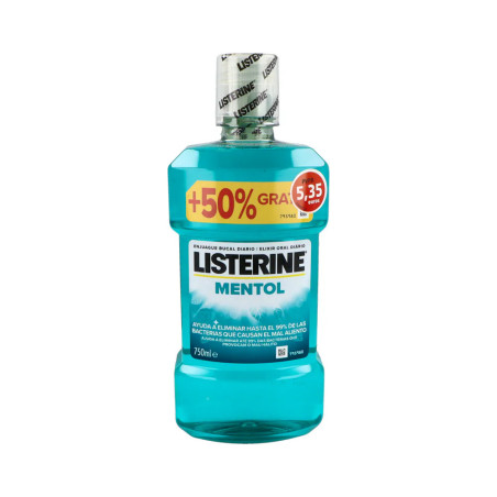 LISTERINE MENTOL 750 ML PVPR