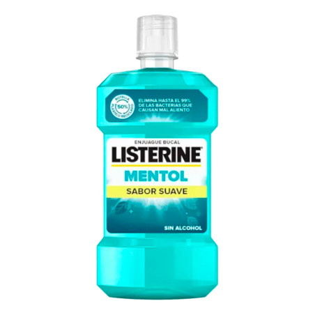 LISTERINE MENTOL SUAVE ZERO 750ML