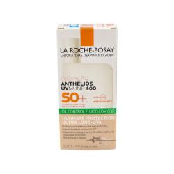 ANTHELIOS OIL CONTROL FLUID UVMUNE 400 SPF 50+ 1 ENVASE 50 ML CON COLOR LRP