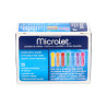 MICROLET LANCETAS COLOR CAJA 25 UNIDADES