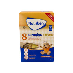 NUTRIBEN 8 CER M FRUTAS 600 G