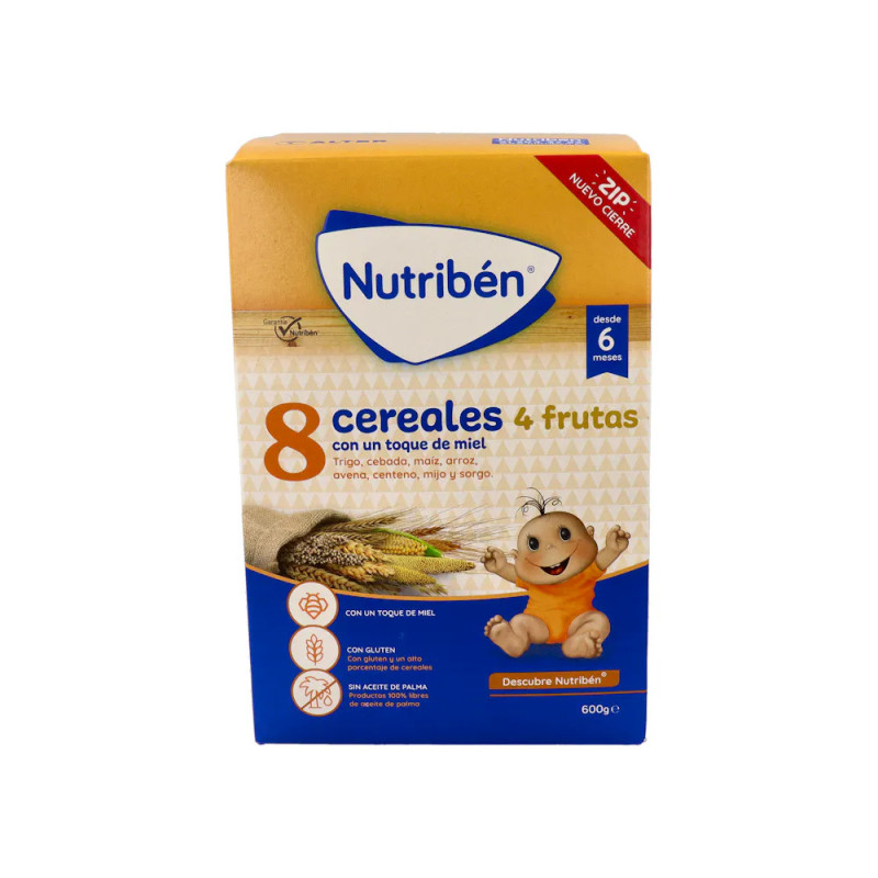 NUTRIBEN 8 CER M FRUTAS 600 G
