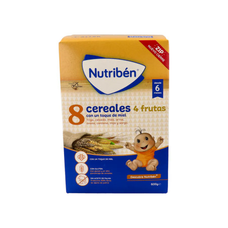 NUTRIBEN 8 CER M FRUTAS 600 G