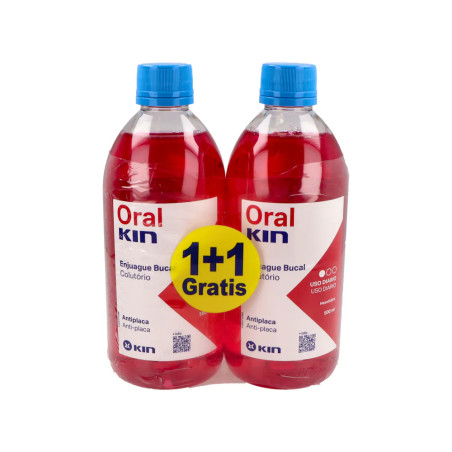 ORALKIN ENJUEGUE BUCAL 500 ML PACK 2 X 1