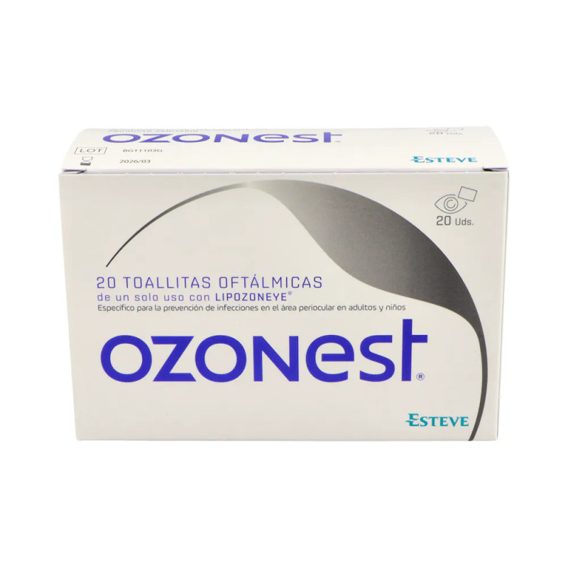 OZONEST 20 TOALLITAS OFTALMICAS