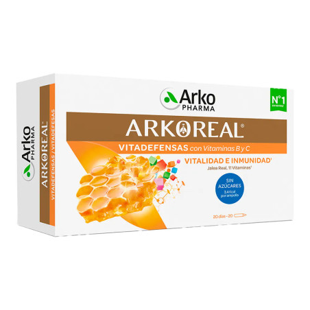 ARKO JALEA REAL 1000MG SIN AZUCAR 20 AMPOLLAS