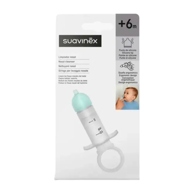 SUAVINEX JERINGUILLA LAVADO NASAL + 4 MESES 1 UNIDAD