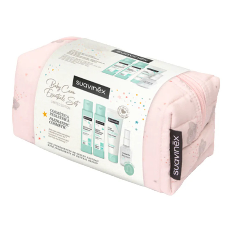 SUAVINEX NECESER DE VIAJE BABY CARE ESSENTIAL SET NIÑA