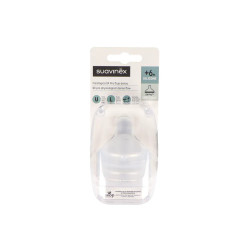 SUAVINEX TETINA SILICONA FISIOLOGICA FLUJO L 2 UNIDADES