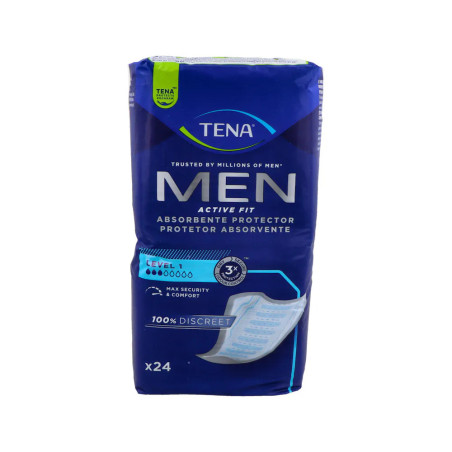 TENA FOR MEN LEVEL 1 24 UN