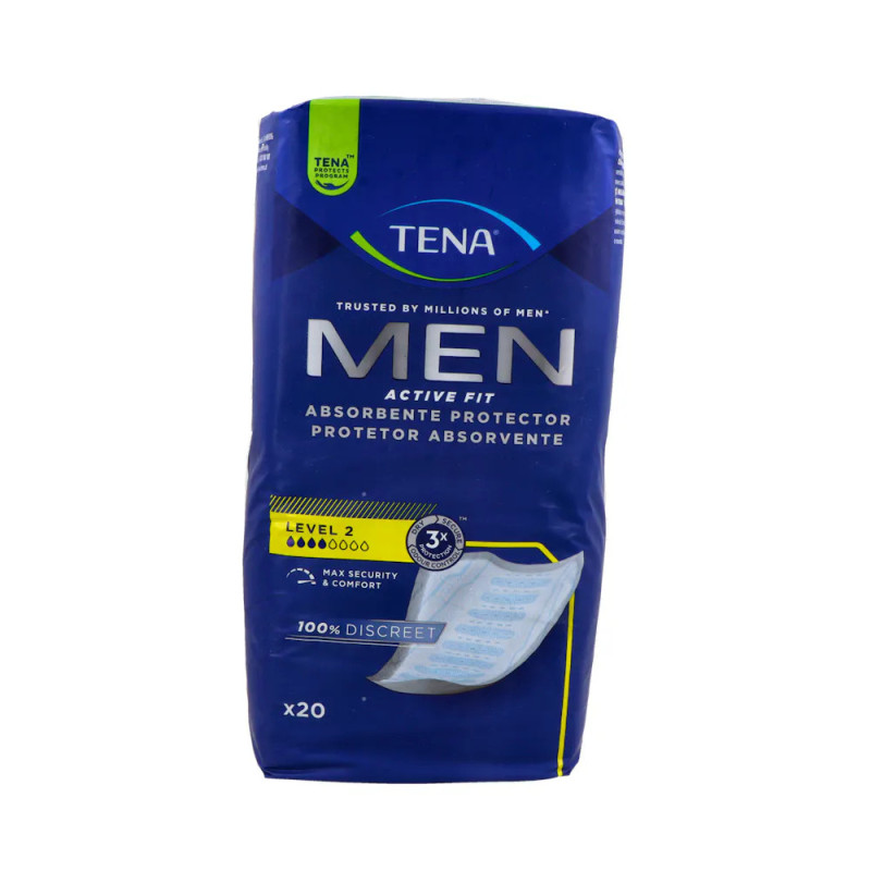 TENA FOR MEN LEVEL 2 20 UN