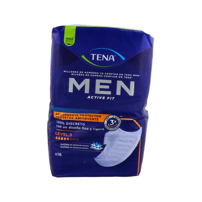 TENA FOR MEN LEVEL 3 16 UN