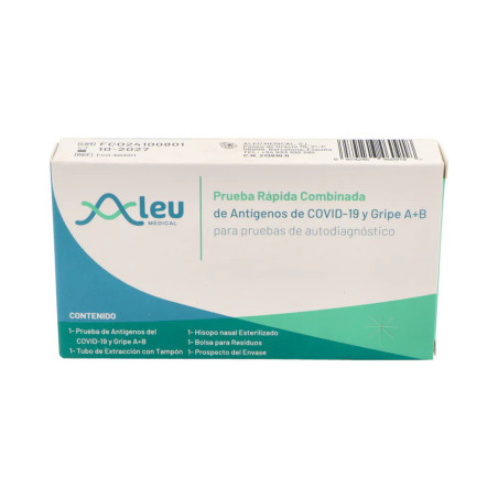 TEST NASAL COMBINADO AUTODIAGNOSTICO ANTIGENOS SARSCOV2 Y GRIPE A/B SAFECARE BIOTECH (ALEU MEDICAL