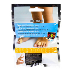 TUBO ELASTICO RECORTABLE CON GEL NEH FEET 1 UNIDAD 15 CM TALLA PEQUEÑA