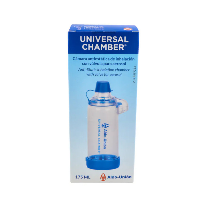 UNIVERSALCHAMBER CAMARA DE INHALACION 1 UNIDAD